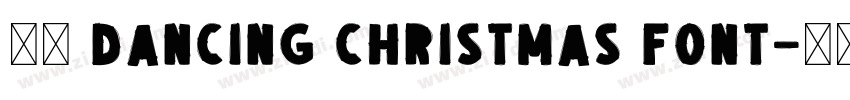 获取 Dancing Christmas Font字体转换